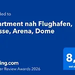 Apartment nah Flughafen, Messe, Arena, Dome