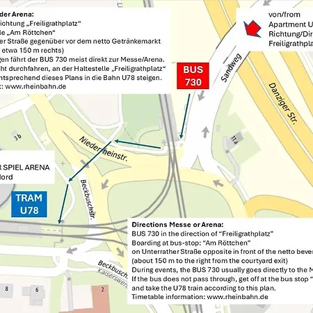 Nah Flughafen, Messe, Arena, Dome * Dusseldorf